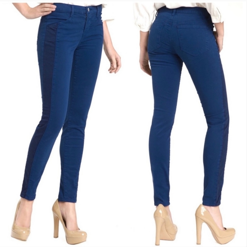 J Brand Kinsey Nightfall Tuxedo Stripe Skinny Jean size 30
